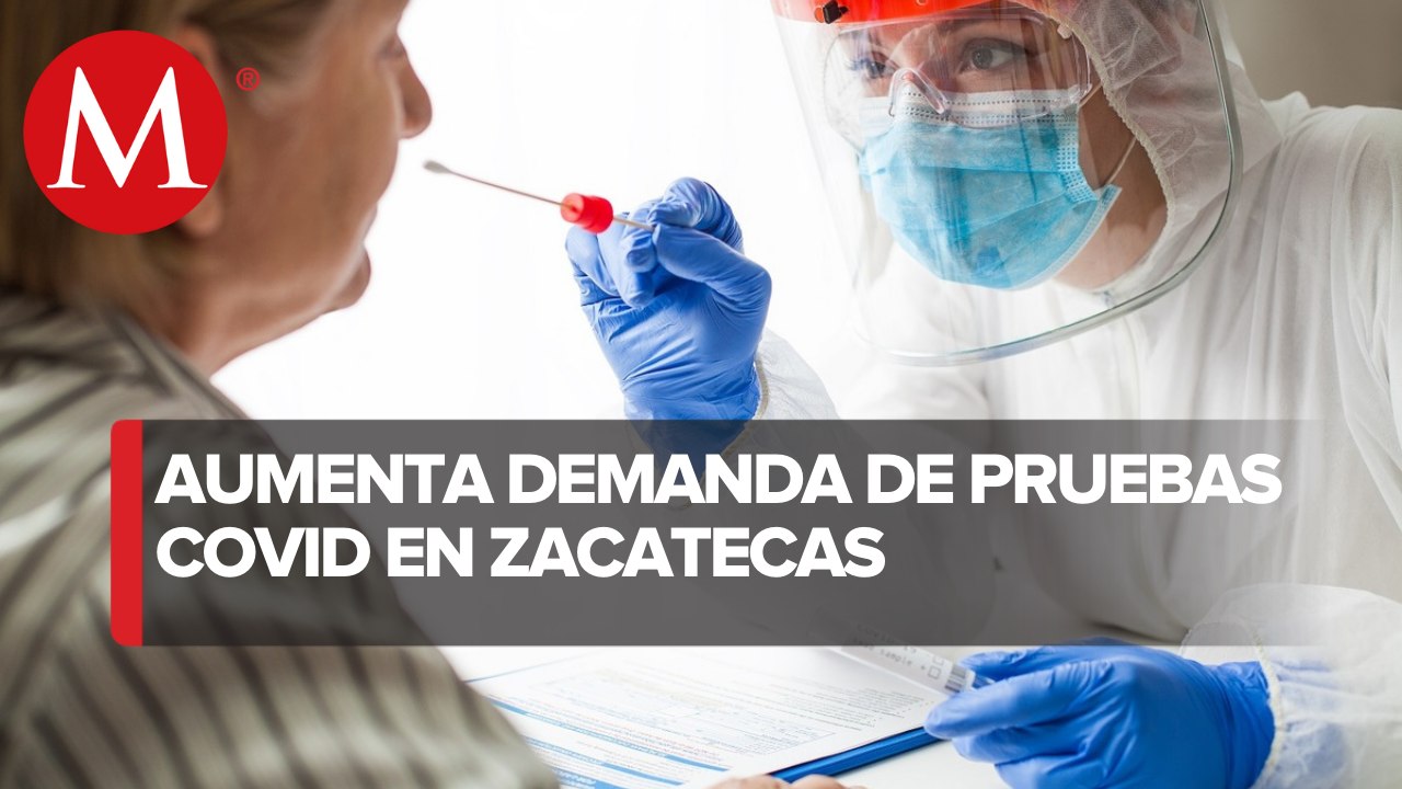 Largas filas para pruebas covid en el estado de Zacatecas