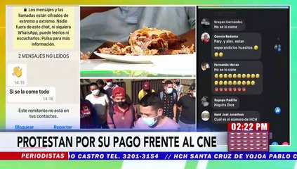 ¡Plantón! 48 empleados para Escrutinio Especial exigen al CNE pago del salario convenido
