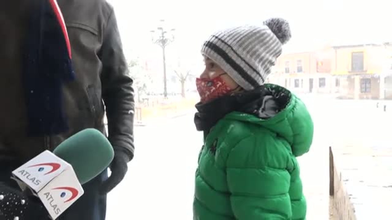 La nieve, protagonista en varias ciudades de España