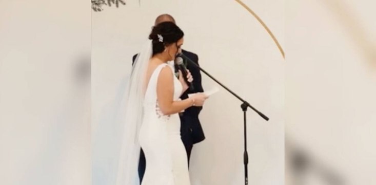 “Prometo amarte como si fueras mío” novia dedicó votos a su pequeño hijastro y se vuelve viral