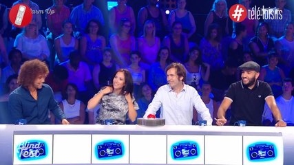Le grand blind test  : Fabienne Carat n'a pas l'air insensible au charme de Laurent Maistret