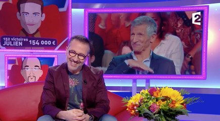 Nagui dégoûté par la blague écœurante d'Enzo (et il n'est pas le seul !)