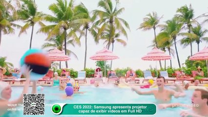 CES 2022: Samsung apresenta projetor capaz de exibir vídeos em Full HD