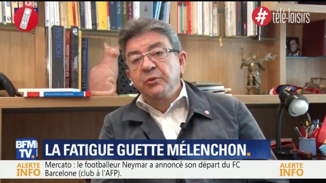 Les journalistes de BFMTV se moquent du gros coup de fatigue de Jean-Luc Mélenchon