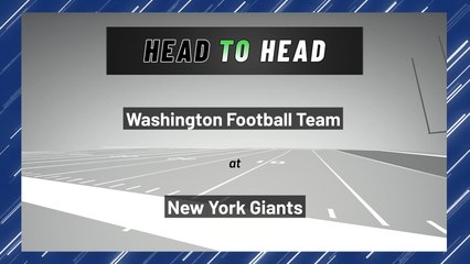 Washington Football Team at New York Giants: Over/Under