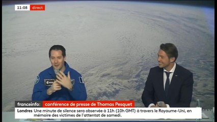 Thomas Pesquet parle de ses premiers jours de retour sur Terre