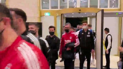 Beşiktaş'ın coşkusu otelde de devam etti!