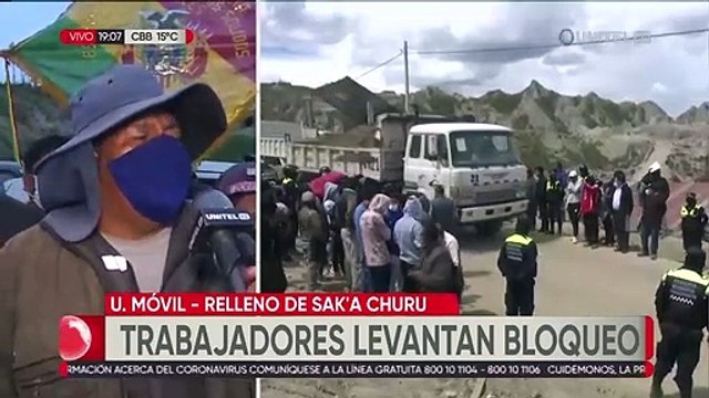 Alcaldía de La Paz y exfuncionarios del relleno sanitarios firman acuerdo para recontrataciones