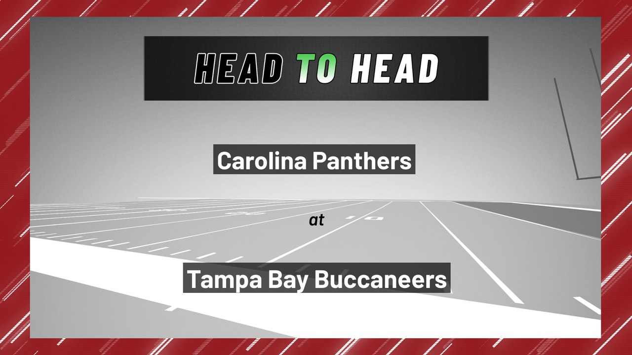 Carolina Panthers at Tampa Bay Buccaneers: Moneyline