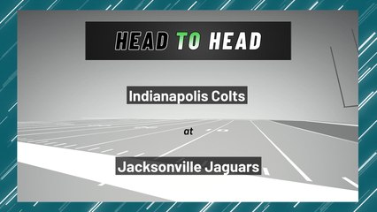 Indianapolis Colts at Jacksonville Jaguars: Moneyline