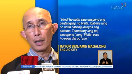 Mga turista sa Baguio, papayagan pa rin sa limitadong kapasidad; antien test sa ma aling sa lugar na naka-alert level 3, required | UB