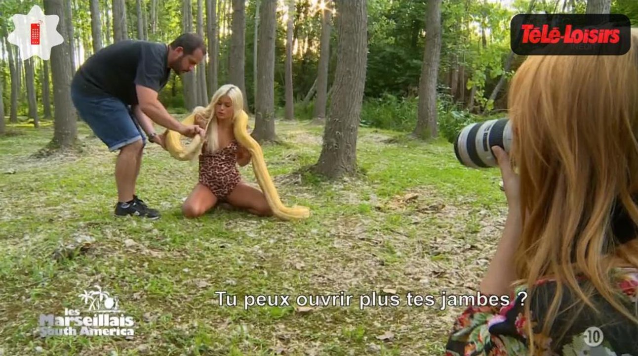 Les Marseillaises de W9 posent en petite tenue... et avec un python albinos !