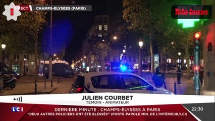 Présent sur les Champs-Elysées, Julien Courbet raconte sa nuit d'horreur