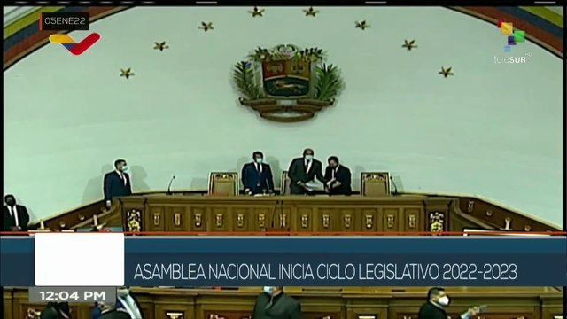 teleSUR Noticias 19:30 05-01: Asamblea Nacional de Venezuela inicia ciclo legislativo 2022-2023