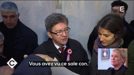Insulté par Jean-Luc Mélenchon, un journaliste de C à vous se fait "jeter" de son meeting
