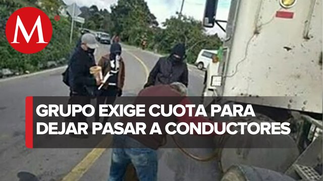 Transportistas preocupados por bloqueos en Oxchuc, Chiapas
