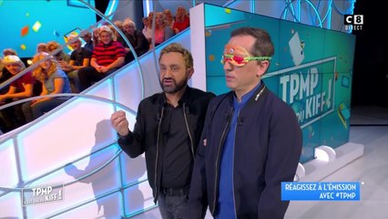 La réaction de Gad Elmaleh quand il découvre le plateau de TPMP en blond