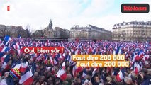 Quotidien dévoile comment les chiffres du rassemblement de soutien à Fillon ont été 