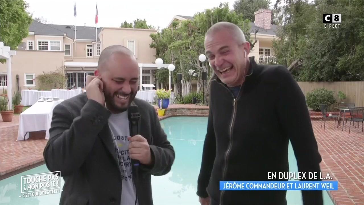 TPMP : Jérome Commandeur et Laurent Weil en duplex depuis Los Angeles