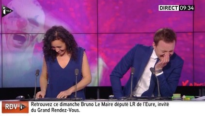 Fou rire : une bourde en direct d'Aïda Touihri déclenche l'hilarité sur le plateau d'iTélé