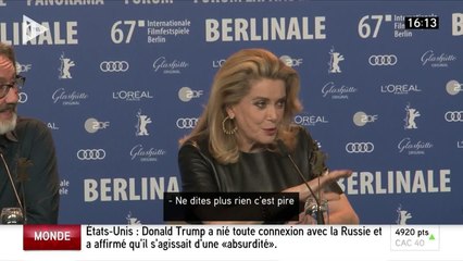 Catherine Deneuve répond sèchement à une journaliste qui trouvait son film mauvais
