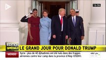 Les Trump accueillis par les Obama à la Maison Blanche