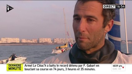 L'émotion incroyable d'Armel Le Cléac'h après sa victoire au Vendée Globe