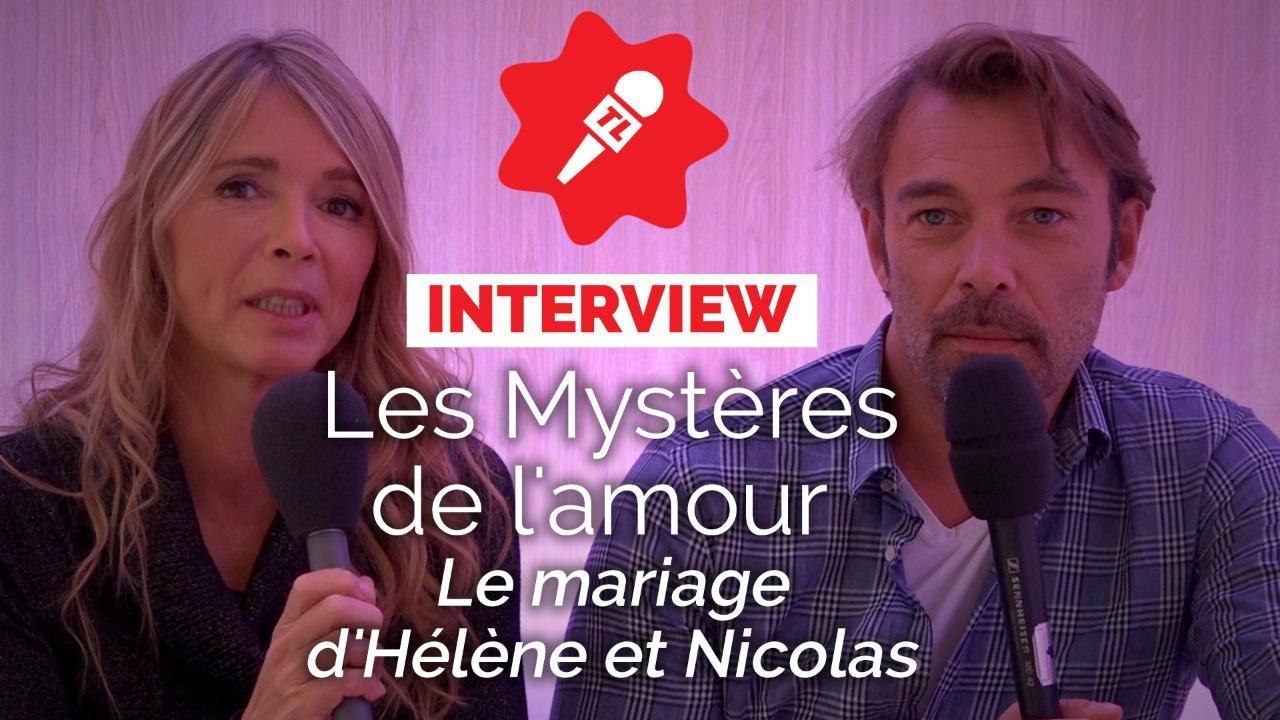 Hélène Rollès (Les Mystères de l'amour) : "Le mariage d'Hélène et Nicolas, c'était attendu par nous aussi"