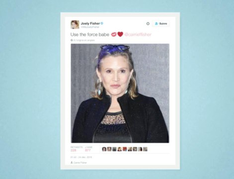 Que la Force soit avec Carrie Fisher : pluie de messages sur Twitter après la crise cardiaque de la Princesse Leia de Star Wars