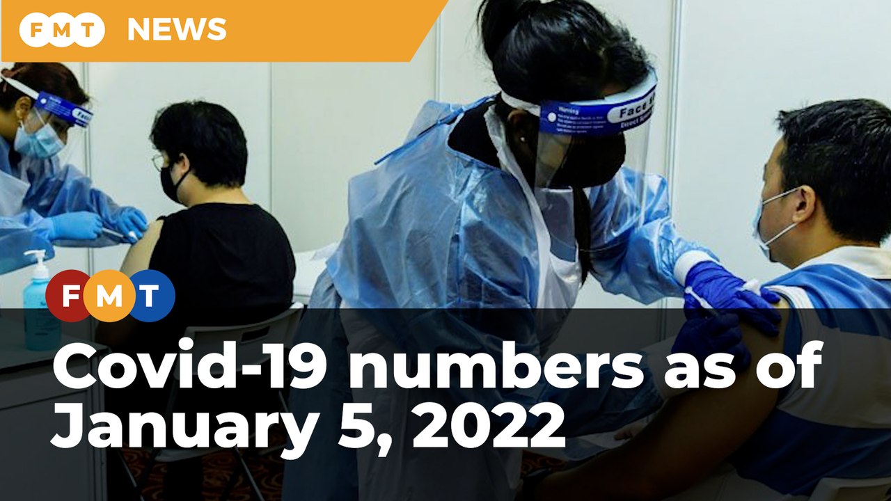 Covid-19 numbers as of January 5, 2022