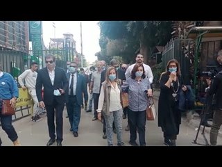 مسيرة داخل نادي الجزيرة للتشجيع علي المشاركة في الانتخابات