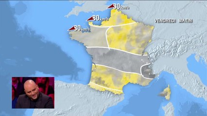 Jérôme Commandeur joue à la Miss Météo coquine dans Le Grand Journal