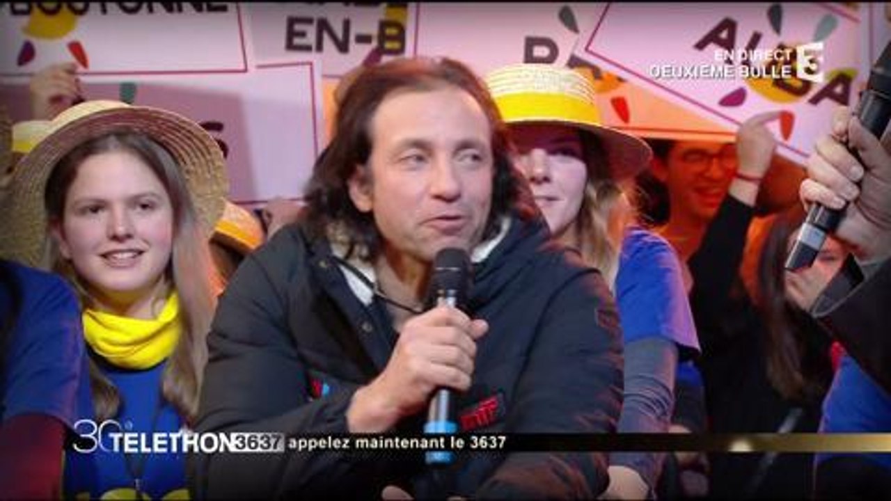 Téléthon : Philippe Candeloro tacle (gentiment) Nelson Monfort en plein direct (VIDEO)