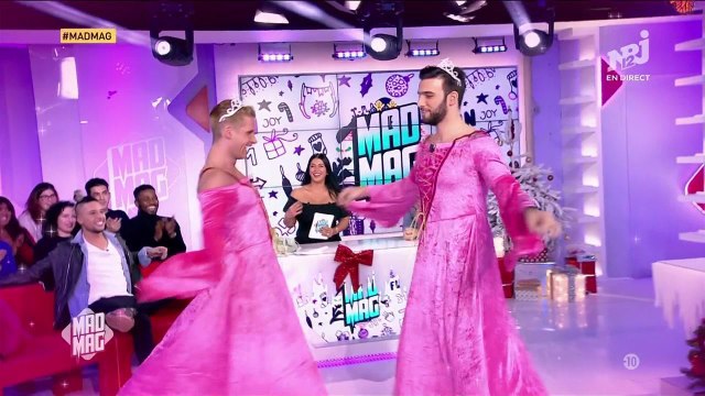 Benoit Dubois et Aymeric Bonnery en princesses dans le Mad Mag !