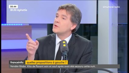 France Info : Montebourg oublie la présence d'une journaliste en plateau...