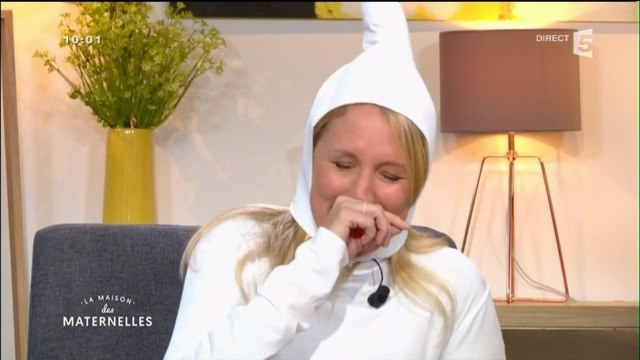 La Maison des Maternelles : Agathe Lecaron se déguise en spermatozoïde et provoque un fou rire général