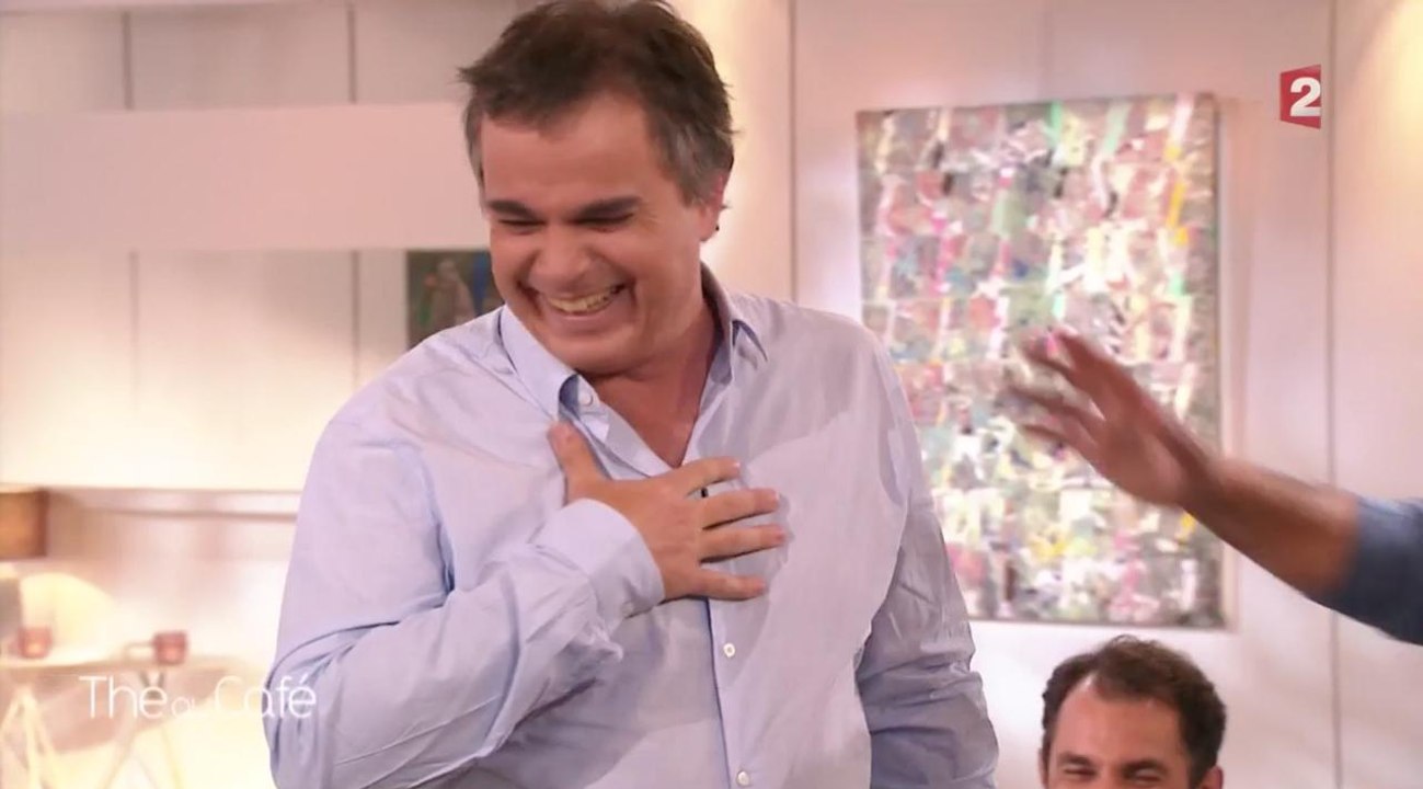 Thé ou café : Alexandre Jardin très surpris et hilare sur le plateau de Catherine Ceylac