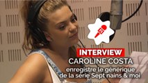 Caroline Costa interprète le générique des Sept nains et moi sur France 3