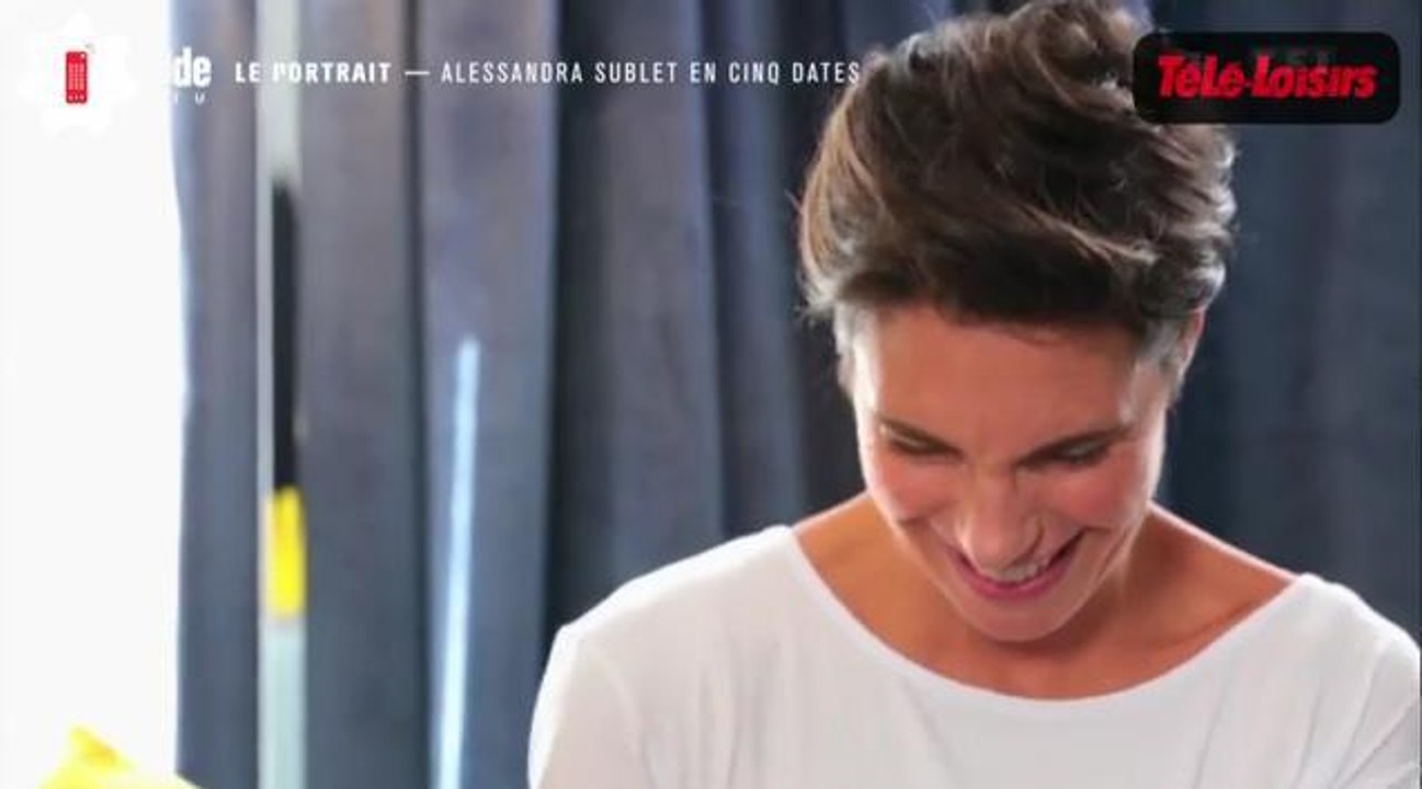 Zapping people : Alessandra Sublet très émue devant des vidéos d'elle, enfant