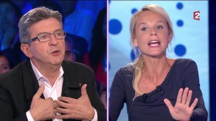 Clash entre Jean-Luc Mélenchon et Vanessa Burggraf dans ONPC