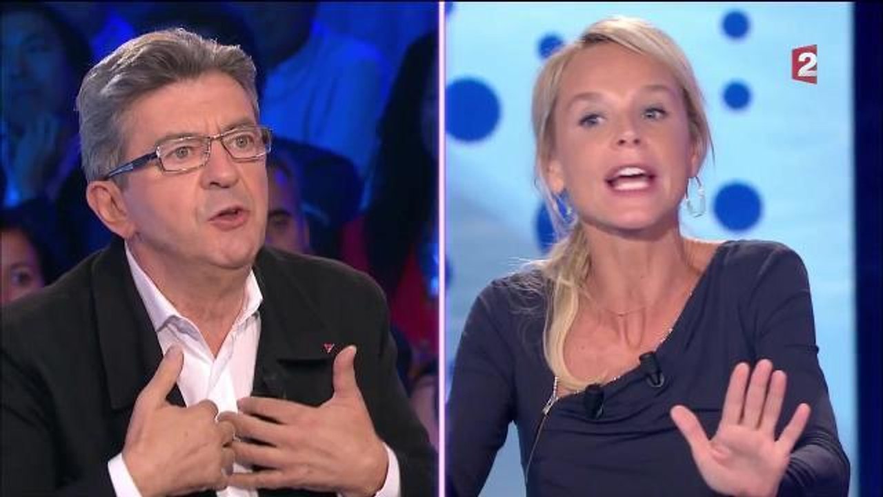 Clash entre Jean-Luc Mélenchon et Vanessa Burggraf dans ONPC