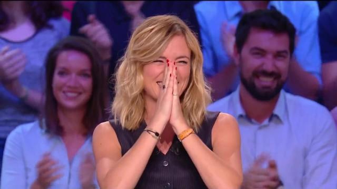 Canal rugby club : Gros fou rire entre Isabelle Ithurburu et Sébastien Chabal