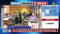 Sen. Go, itinuturing na regalo ng Pangulong Duterte para sa OFW ang nilagdaang batas na bubuo ng Department of Migrant Workers