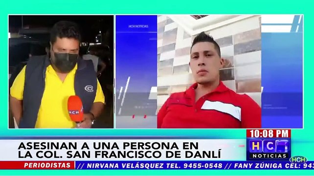 Sicarios motorizados le quitan la vida a una persona en la colonia San Francisco de Danlí