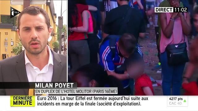 Effondré, ce supporter français est consolé par un enfant portugais
