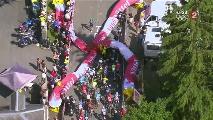 Thierry Gouvenou explique la règle pour les temps à l'arrivée