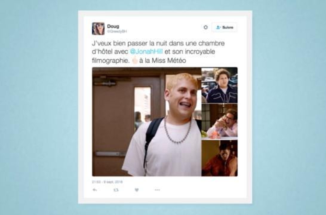 REVUE DE TWEETS La Miss Météo Ornella Fleury vilipendée pour son manque de respect face à Jonah Hill dans Le Grand Journal