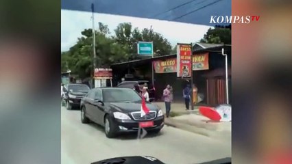 Detik-Detik Rombongan Presiden Jokowi Beri Jalan untuk Ambulans Saat di Grobogan