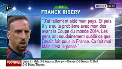 Le gros tacle d'un journaliste d'iTélé à Franck Ribéry