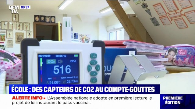 Dans les écoles, les capteurs de CO2 peinent à se généraliser